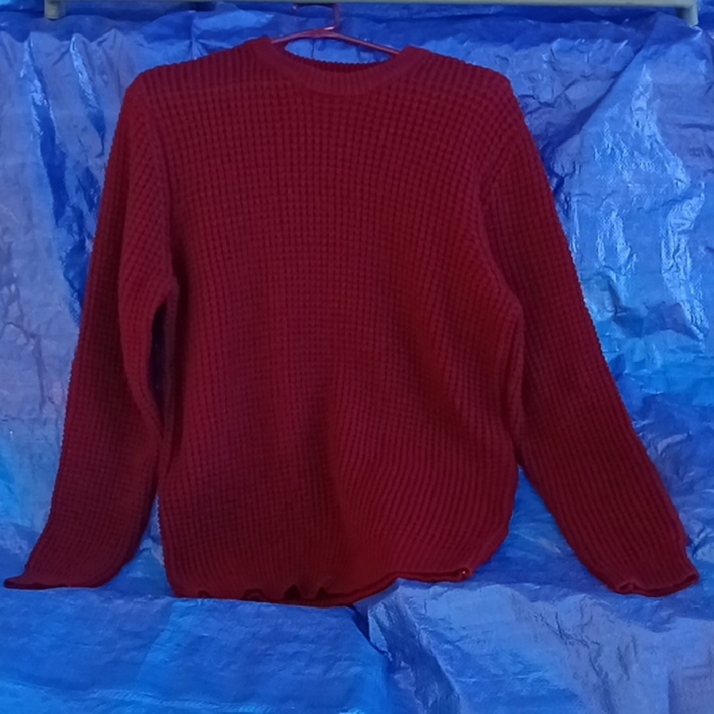 Red Knit Sweater